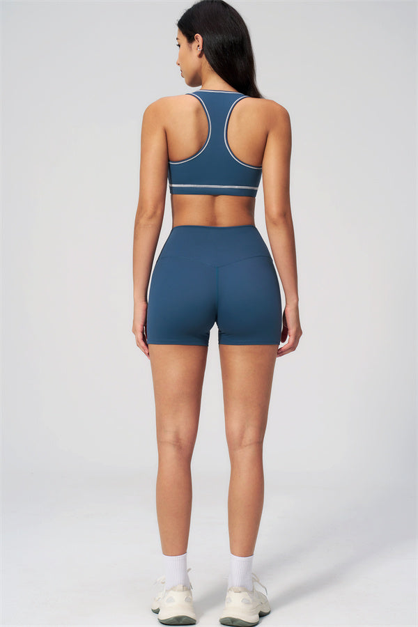 MHEL - SET 2 PEZZI VENUS CON REGGISENO SPORTIVO E SHORTS