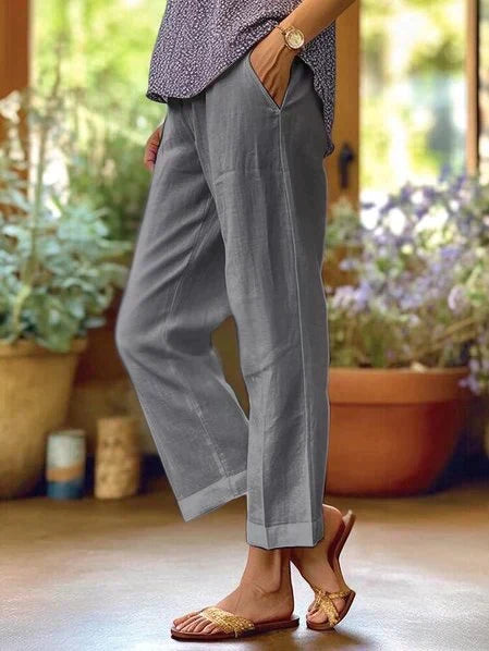 NATALIE™ - PANTALONI DI LINO ESTIVI DA DONNA