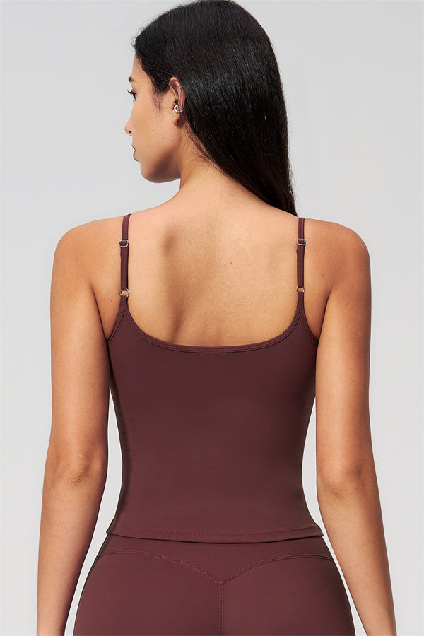 NARISSA - COMPLETO 2 PEZZI CON TOP A CANOTTA E PANTALONI CROP A GAMBA LARGA