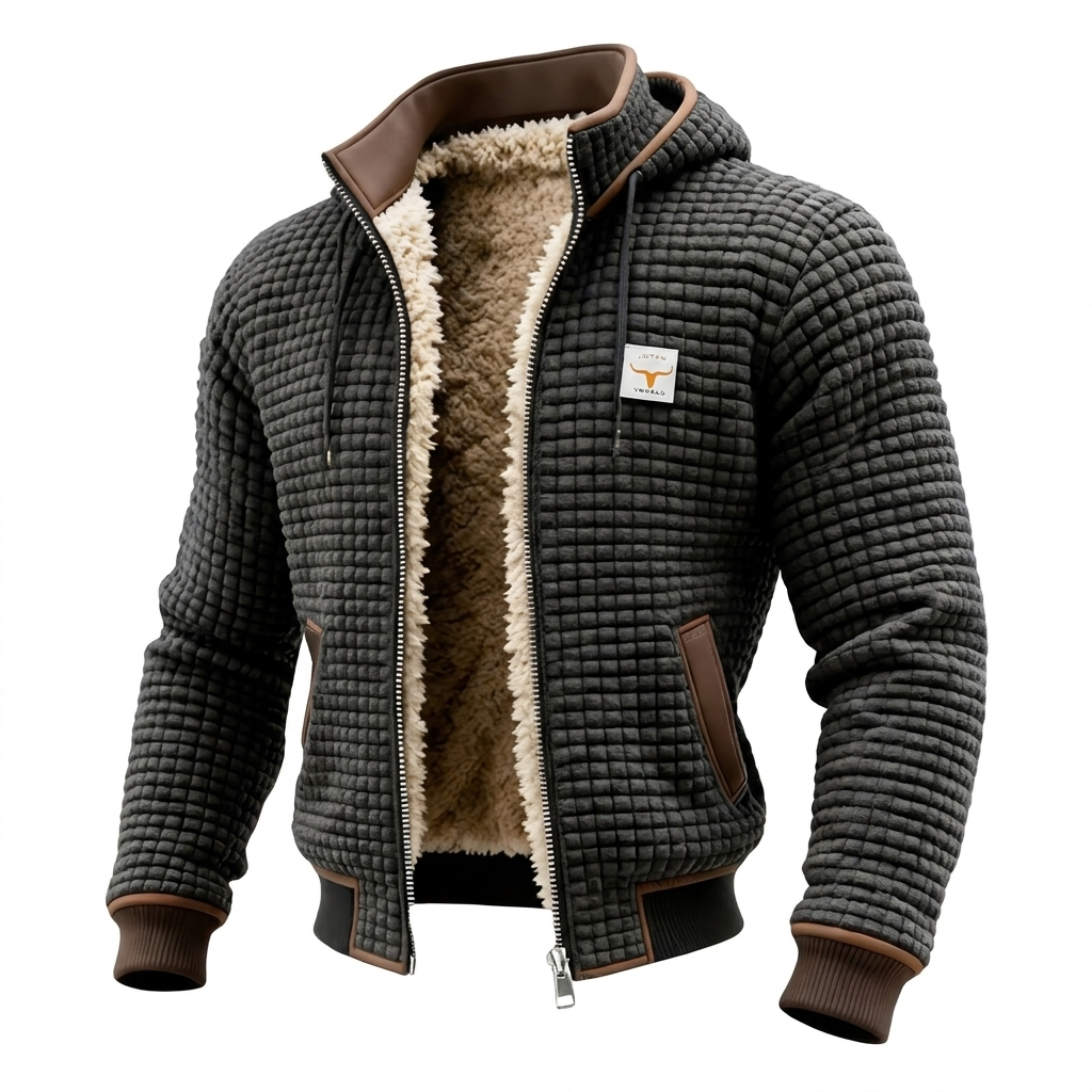 RON | GIACCA RÉTRO CON CAPPUCCIO E ZIP