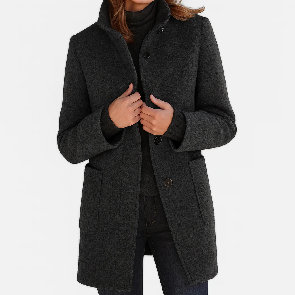 HELENA | CAPPOTTO IN LANA A TAGLIO MIDI