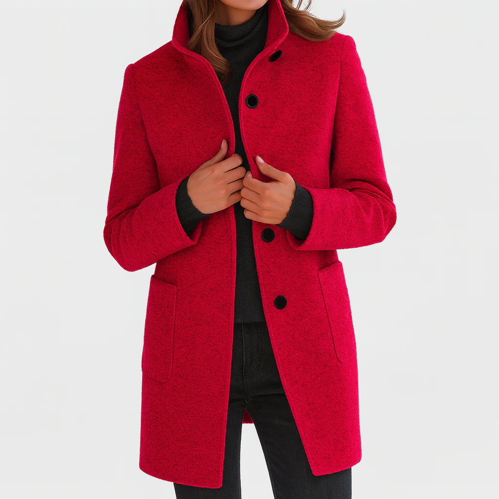 HELENA | CAPPOTTO IN LANA A TAGLIO MIDI