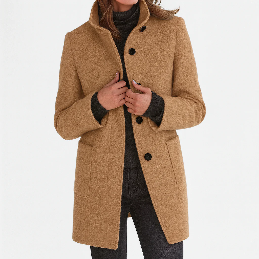 HELENA | CAPPOTTO IN LANA A TAGLIO MIDI