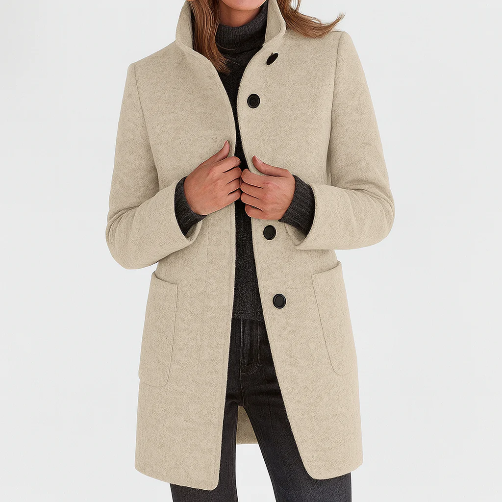 HELENA | CAPPOTTO IN LANA A TAGLIO MIDI