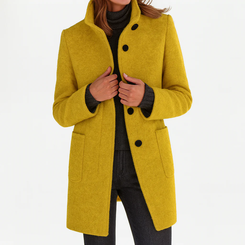 HELENA | CAPPOTTO IN LANA A TAGLIO MIDI
