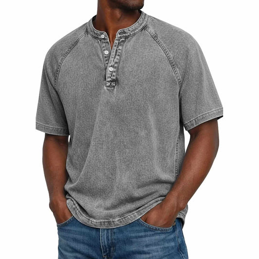 YOUSEFF | HENLEY IN TESSUTO SALTWATER