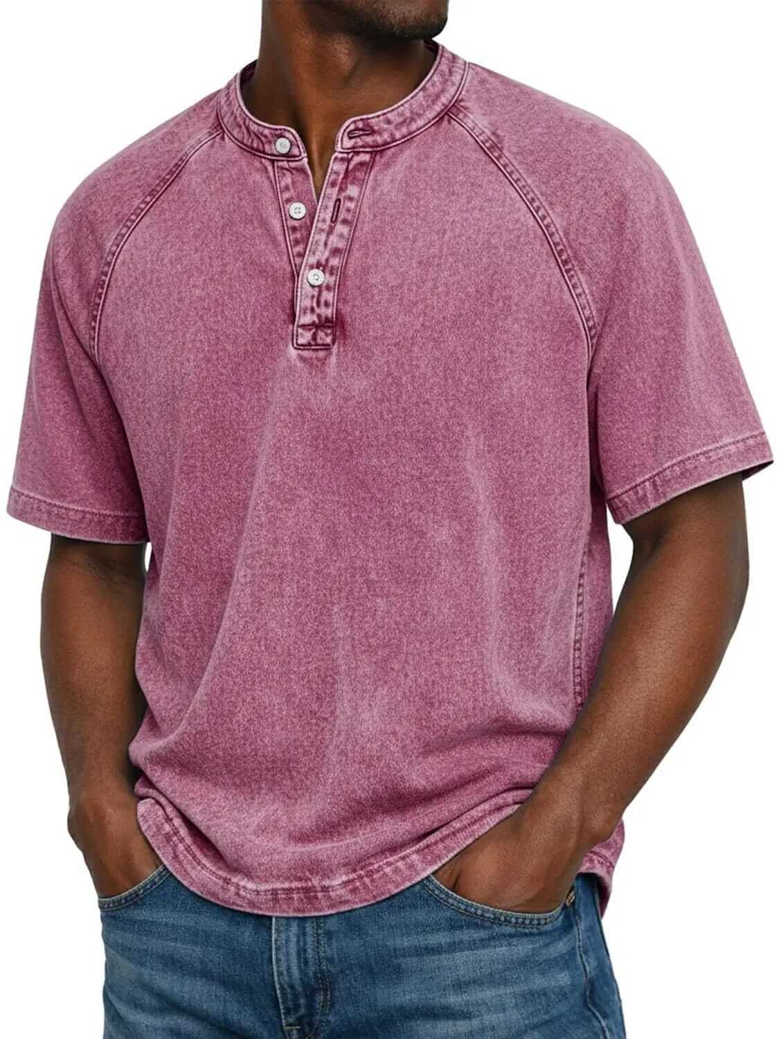 YOUSEFF | HENLEY IN TESSUTO SALTWATER