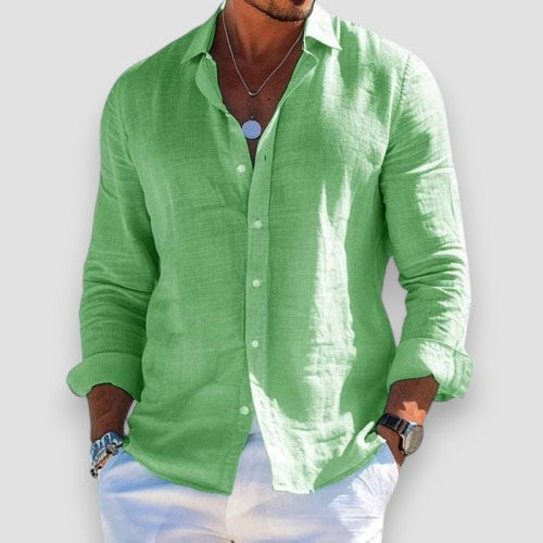 LUCAS - CAMICIA IN LINO ELEGANTE E LEGGERA