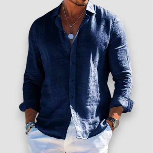 LUCAS - CAMICIA IN LINO ELEGANTE E LEGGERA