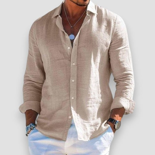 LUCAS - CAMICIA IN LINO ELEGANTE E LEGGERA