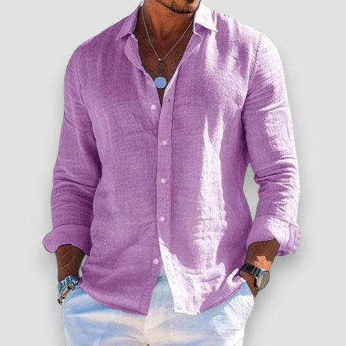 LUCAS - CAMICIA IN LINO ELEGANTE E LEGGERA