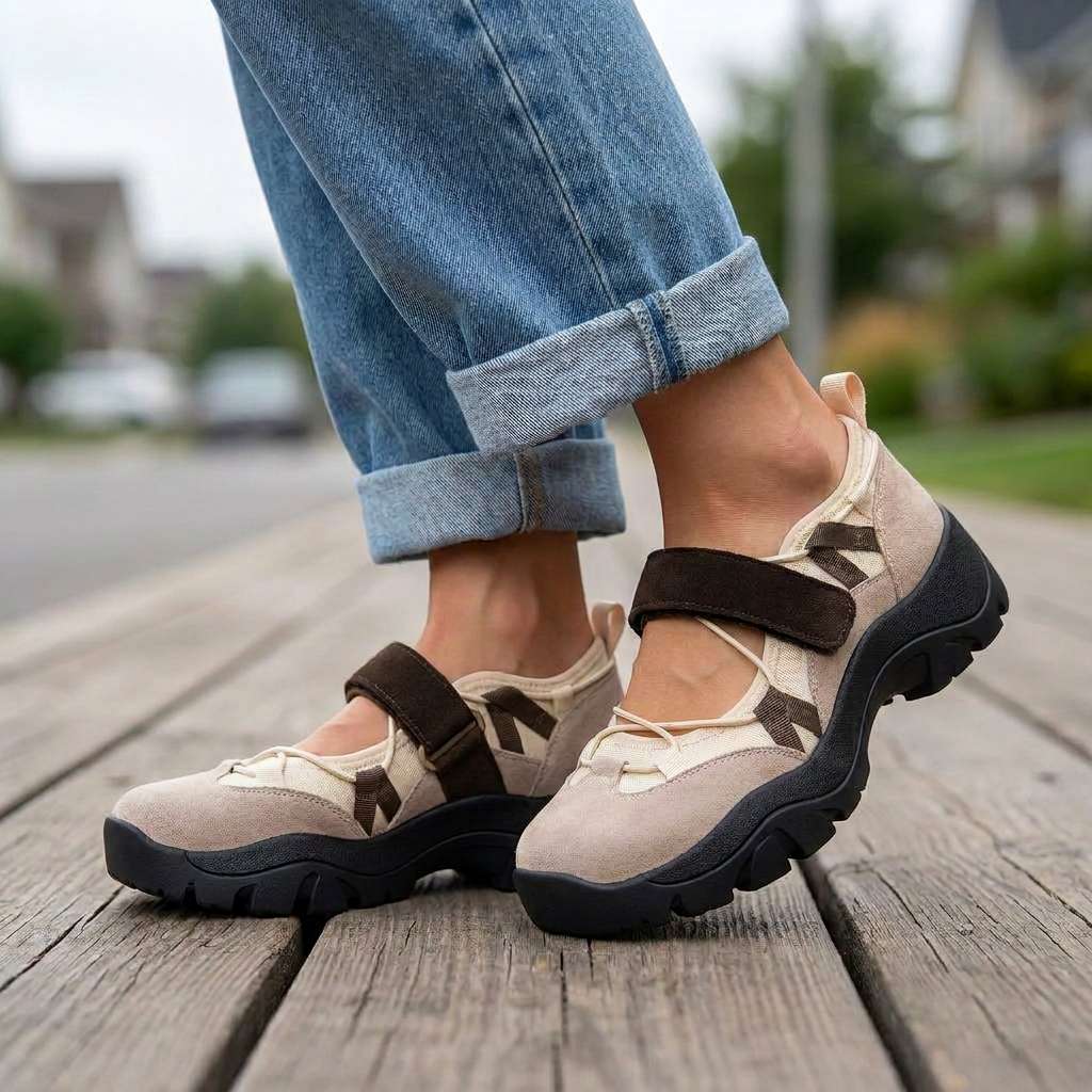 JOLINA | MOCASSINI COMFORT CON CHIUSURA A STRAPPO