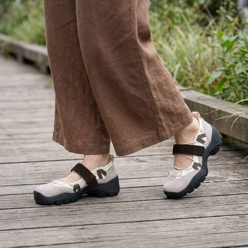 JOLINA | MOCASSINI COMFORT CON CHIUSURA A STRAPPO