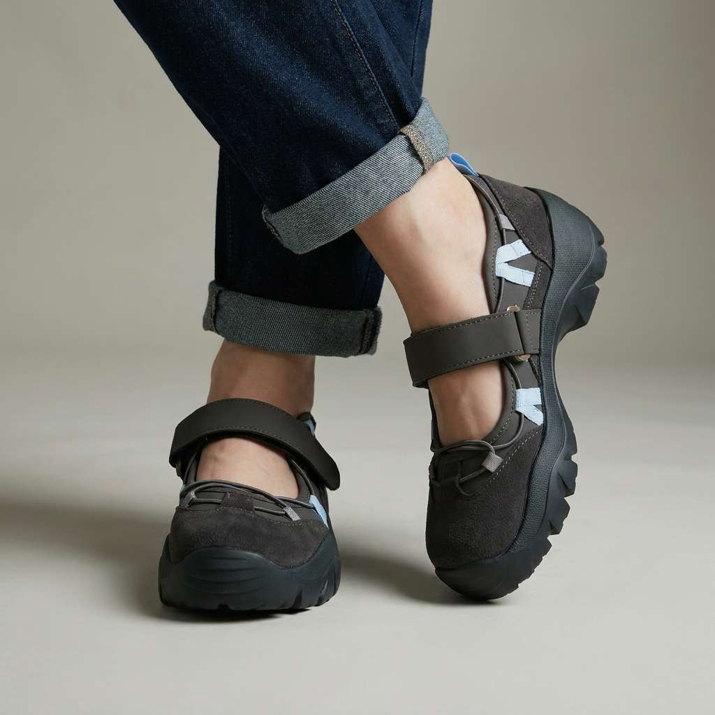 JOLINA | MOCASSINI COMFORT CON CHIUSURA A STRAPPO
