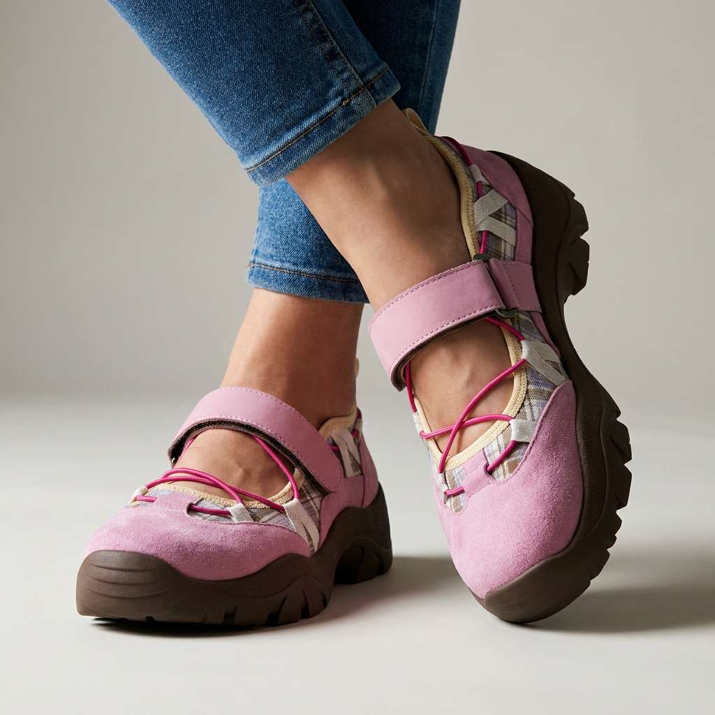 JOLINA | MOCASSINI COMFORT CON CHIUSURA A STRAPPO