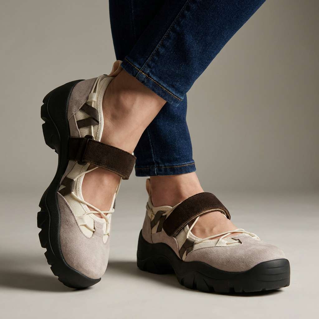 JOLINA | MOCASSINI COMFORT CON CHIUSURA A STRAPPO