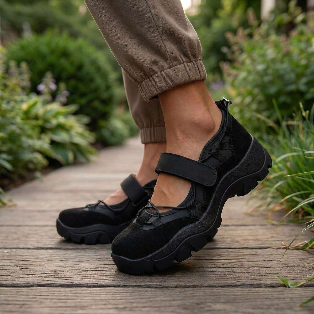 JOLINA | MOCASSINI COMFORT CON CHIUSURA A STRAPPO