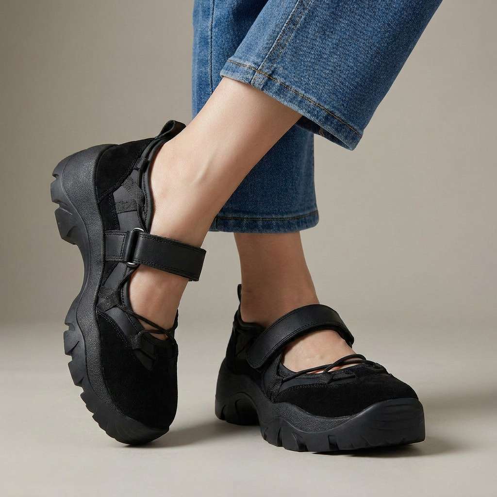 JOLINA | MOCASSINI COMFORT CON CHIUSURA A STRAPPO