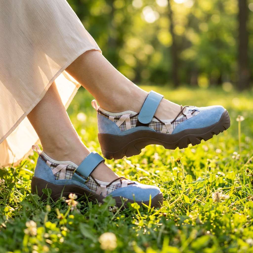JOLINA | MOCASSINI COMFORT CON CHIUSURA A STRAPPO