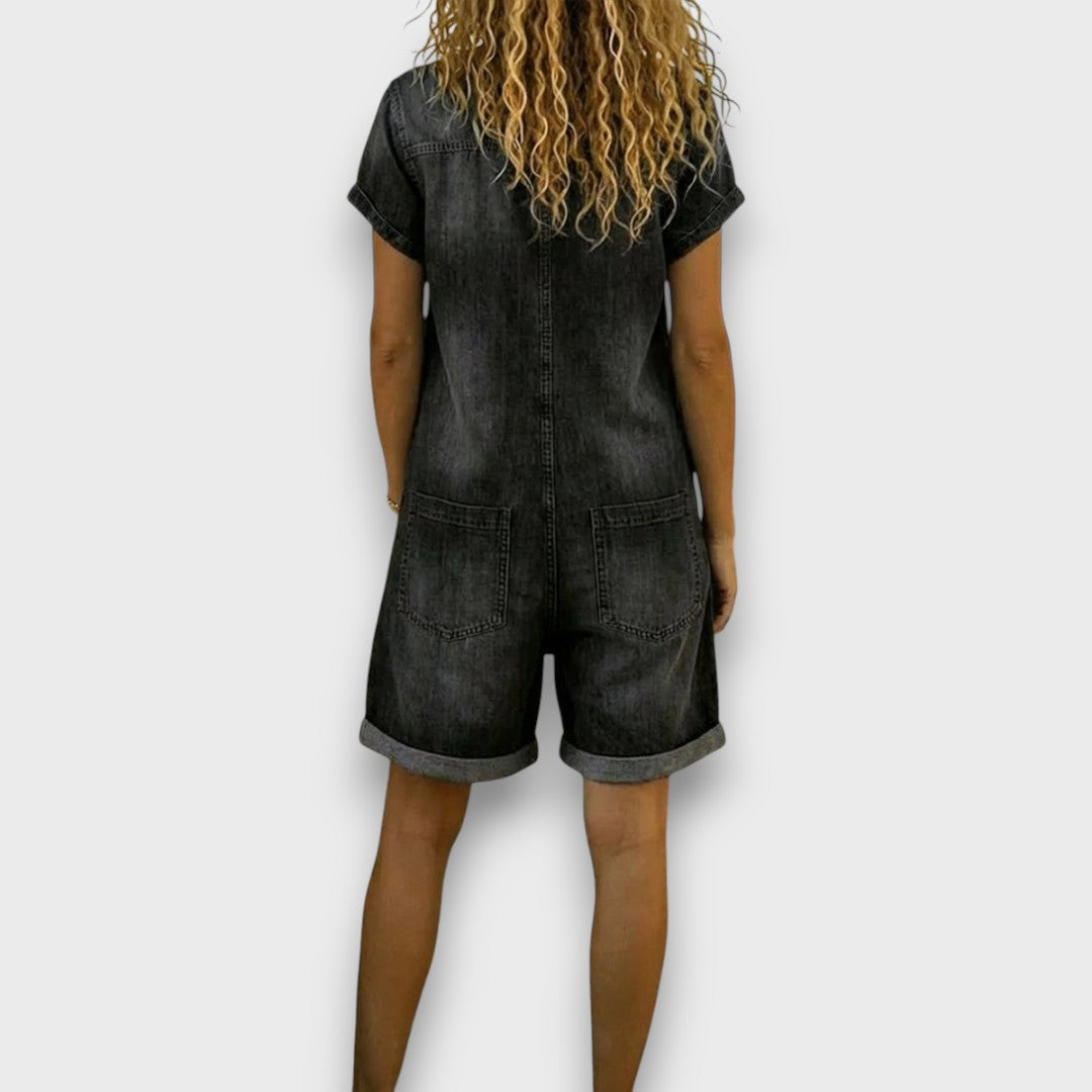 JOANNA - SHORTS VINTAGE CON EFFETTO DENIM