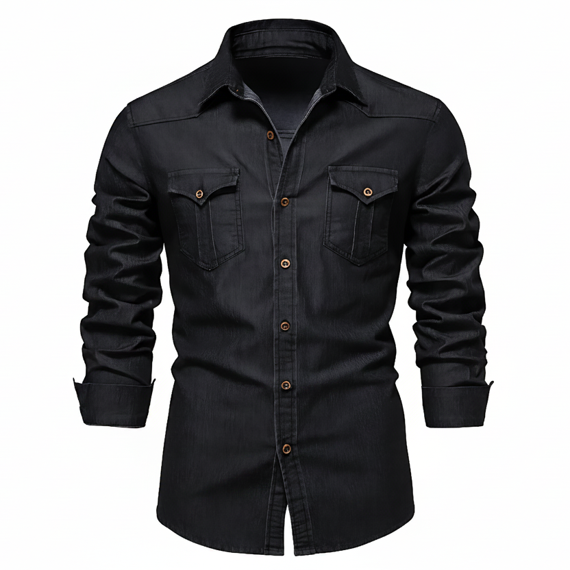 ADAMSON | CAMICIA IN DENIM DI COTONE