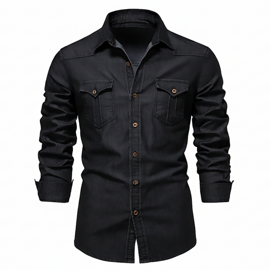 ADAMSON | CAMICIA IN DENIM DI COTONE