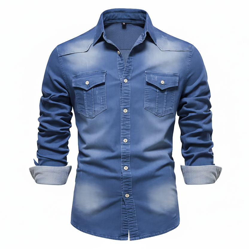 ADAMSON | CAMICIA IN DENIM DI COTONE