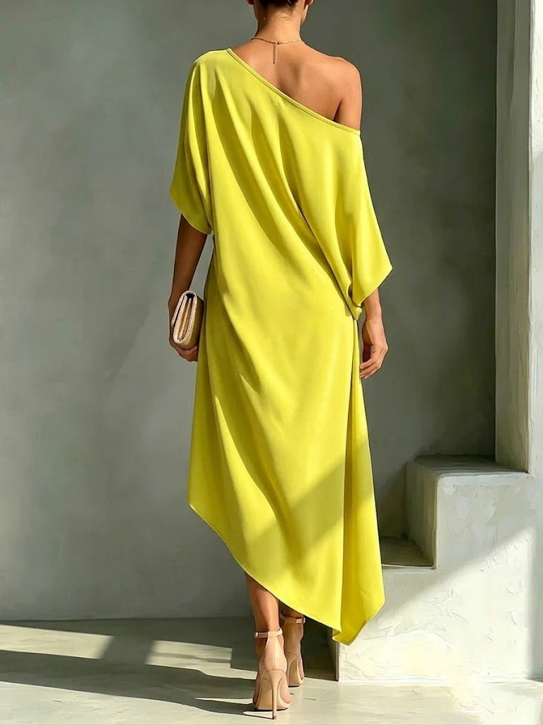 CANDICE - ELEGANTE ABITO ASIMMETRICO