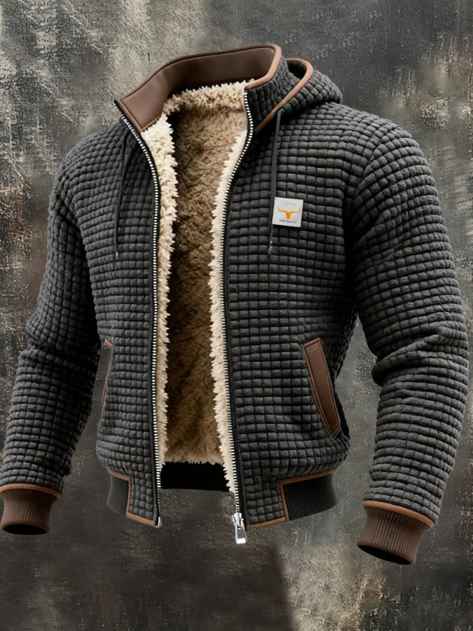 RON | GIACCA RÉTRO CON CAPPUCCIO E ZIP