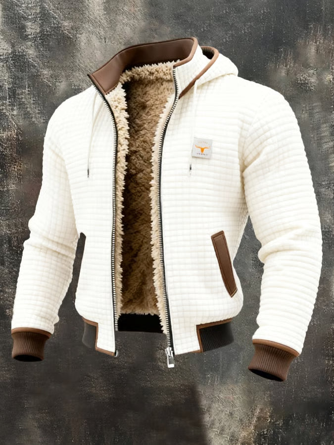 RON | GIACCA RÉTRO CON CAPPUCCIO E ZIP