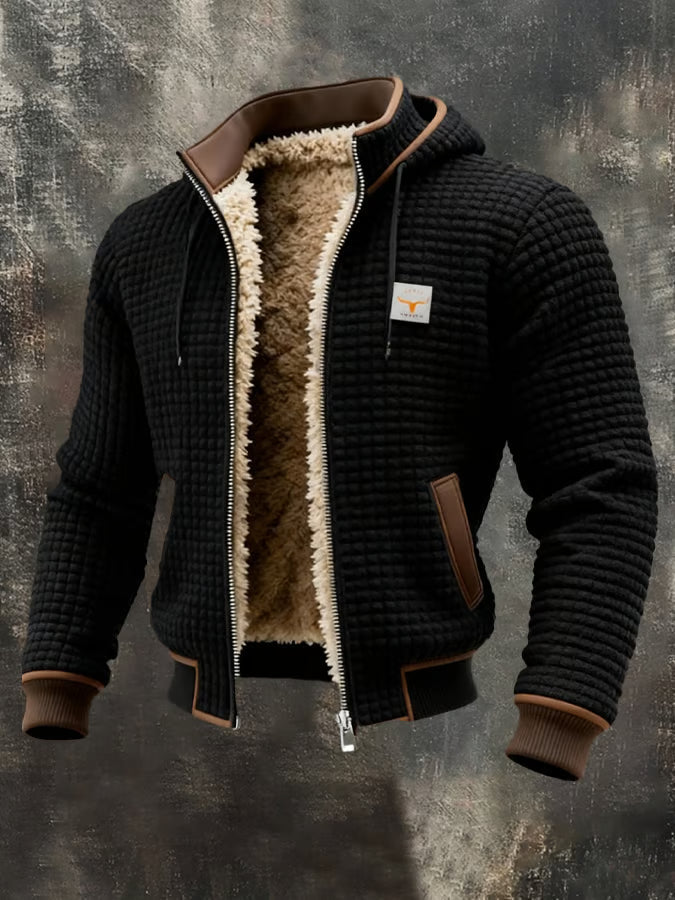 RON | GIACCA RÉTRO CON CAPPUCCIO E ZIP