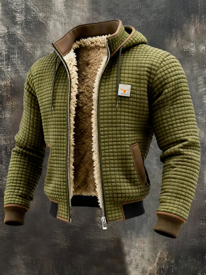 RON | GIACCA RÉTRO CON CAPPUCCIO E ZIP