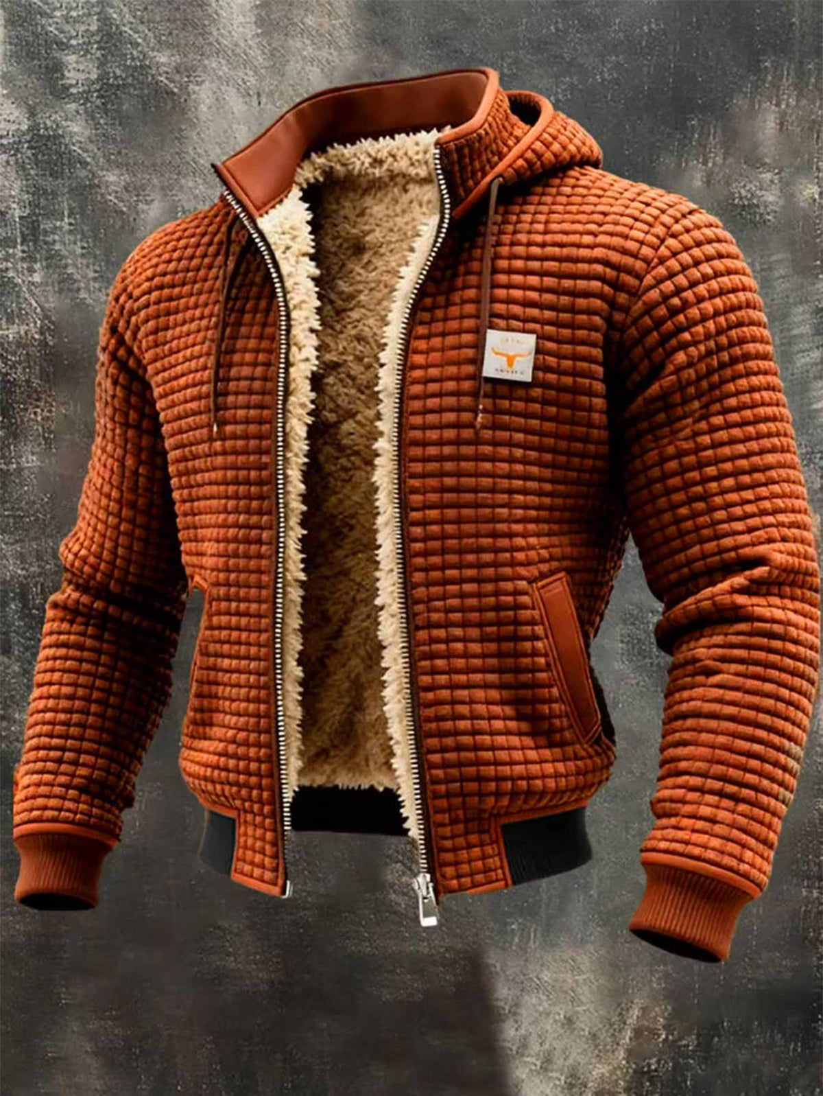RON | GIACCA RÉTRO CON CAPPUCCIO E ZIP